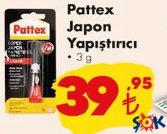 PATTEX JAPON YAPIŞTIRICI 3 G PATTEX JAPON YAPIŞTIRICI 3 G
